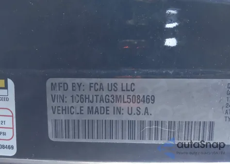 2021 Jeep Gladiator Sport S 4X4 z USA, uszkodzony, nr VIN 1C6HJTAG3ML508469